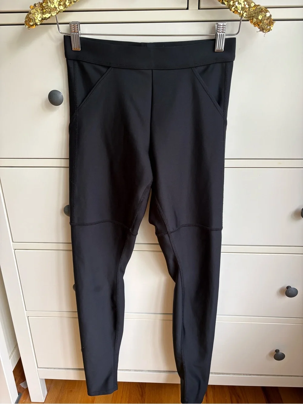 Alo Yoga High Waist 4 Pocket Utility Legging Black Sz Medium
